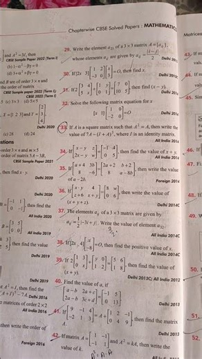 matrices class 12th #cbseclass12 previous year question #scoringtips