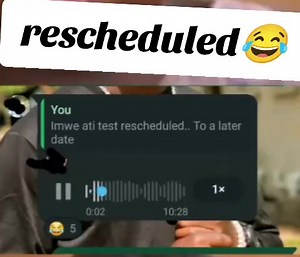 When a test is rescheduled after you spent the whole night studying 😂😂 | Zambian Landscape