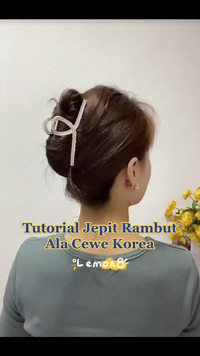 Tutorial Jepit Rambut Ala Cewe Korea