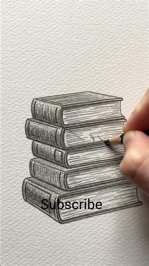 Easy draw to books #art #drawing