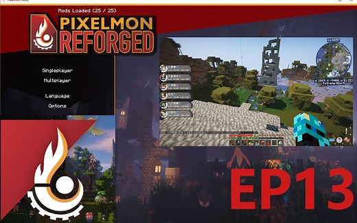 半糖 我的世界【神奇宝贝日常】EP13 发现练级圣地？？ The Pixelmon Modpack 整合包系列生存