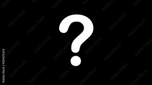 Questions Mark heartbeat animation Animation. Questions Mark Animated on Green Screen