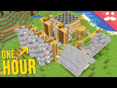 1 Hour Minecraft Base... In ONE TAKE!