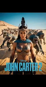 � JOHN CARTER 2 (2025) "He left Earth to find peace. He stayed to fight for a planet." Years after uniting the kingdoms of Barsoom, John Carter rules beside Princess Dejah Thoris — but peace is shattered when a forgotten race, the Firstborn, rises from beneath the surface with ancient technology and a prophecy of destruction. � As civil war brews and alliances crumble, Carter must journey deep into Mars’ uncharted lands, confront gods masquerading as men, and face a deadly enemy who knows his ev