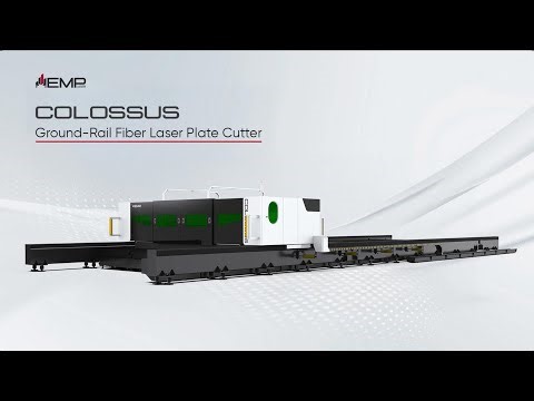 EMP Colossus Ground-Rail Fiber Laser Plate Cutter