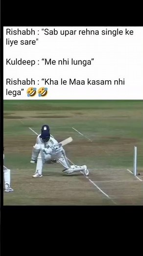 ऋषभ पंत ने कहा कुलदीप यादव को खाले मां कसम नहीं लेगा rishabh pant ne kaha Kuldeep Yadav ko#cricket