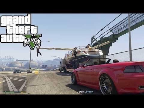 GTA 5 Father & Son Mission – Franklin Saves Jimmy! Epic Boat Chase | GTA V Story Mode Gameplay