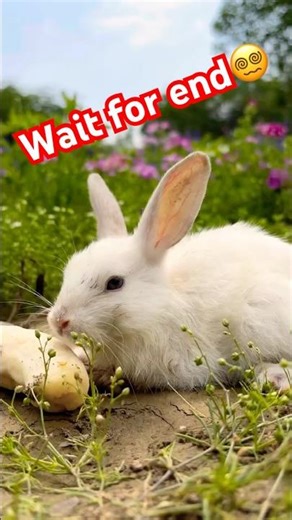 🐰Cute Bunny Enjoying banana🍌🥰 #rabbit #bunny #shorts #bunnyeating