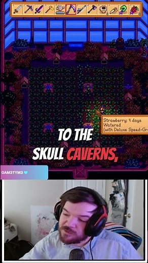 The Fastest Way to Get Iridium #StardewValley #SkullCavern #Speedrun