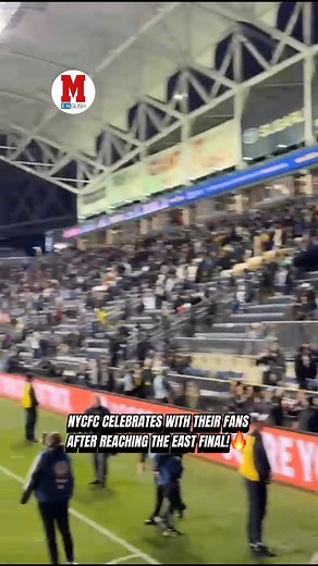 5.5K views · 73 reactions | NYCFC CELEBRATES WITH THEIR FANS AFTER REACHING THE EAST FINAL!This is how NYCFC celebrated their 1-0 win over Philadelphia at Subaru Park together with their supporters!#NYCFC #MLS #MLSCupPlayoffs #EasternConferenceFinals | Marca in English | Facebook