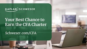 “Kaplan Schweser provides the most well-rounded and comprehensive CFA prep curriculum that we’ve reviewed.” —Test Prep Insight | Kaplan Schweser | Facebook