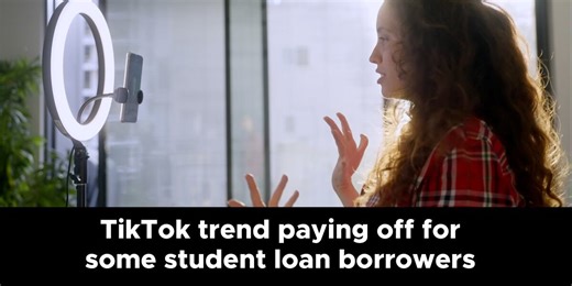 Learn how this TikTok trend is paying off for some student loan borrowers