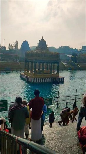 Pushkarni sarovar at Tirupati Balaji #pushkarni #tirupati #venkateswaraswamy #viral #tourism
