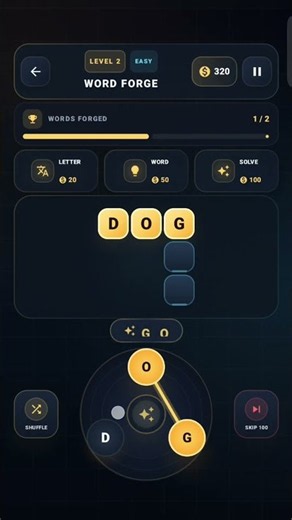 Word Forge Legends Gameplay | Best Offline Word Puzzle Game for Android 2026 #shorts #ytshorts