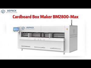 Aopack BM2800-Max Cardboard Box Maker | Carton Box Making Machine | New Automatic Box Making Machine