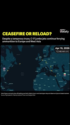 Iran-US War | US Military Maintains Europe-West Asia Airbridge Despite Ceasefire
