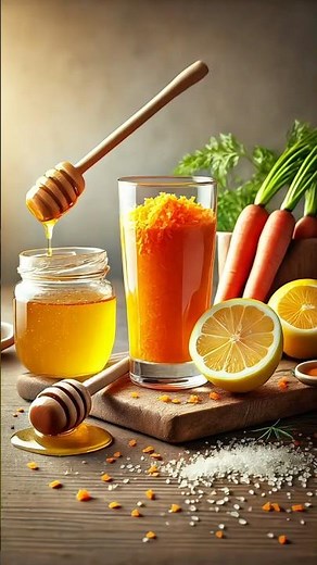 Unlock the Power of Carrot and Honey for Kidney and Liver Health #healthtips #health #shortsfeed