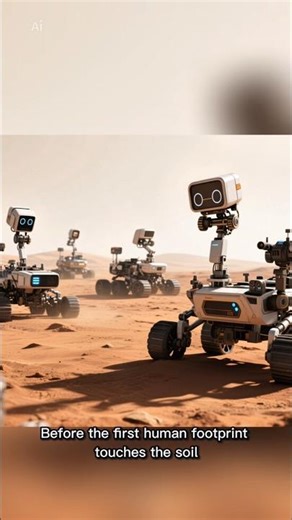 How an AI Army Builds a Mars Colony Before Humans Arrive