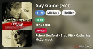Spy Game (2001)