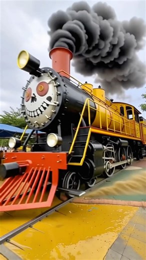 WOW, THERE'S A TRAIN ABOUT TO PASS