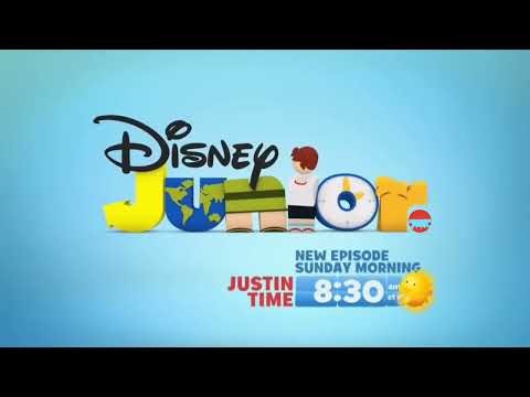 Disney Junior. Logo Justin Time