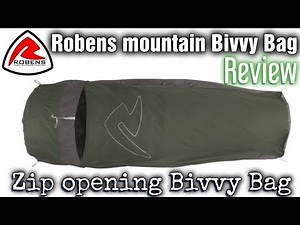 Robens Mountain Bivvy bag review | Bivi bag with zip opening | Spacious and lightweight | 2022