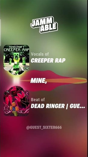 creeper rap x dead ringer #nosequeponer #minecraft