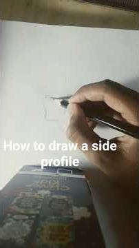 how to draw a side profile tutorial #animeartist #artist