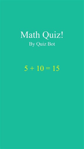 Brain Teaser Math Quiz | Addition & Subtraction #Shorts