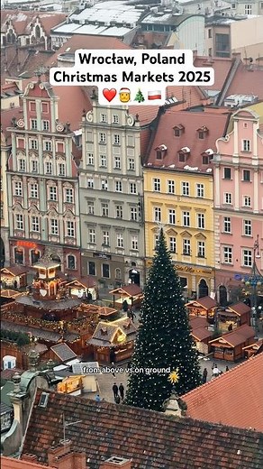 Wrocław, Poland Christmas Markets are 10/10!! 🌟🎄 #discoverpoland #poland #europeanchristmas