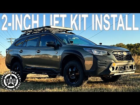 How to lift the 2020-25 Subaru Outback Wilderness with the HRG Offroad 2 inch lift kit!