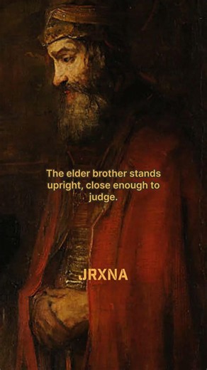 The Return of the Prodigal Son (Rembrandt, 1661–1669) | #BiblicalArt #PaintingStory | JRXNA