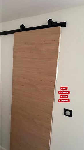 Se prendre la tête avec une porte coulissante ! #renovation #travaux