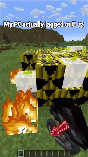 67 Nuclear TNTs vs My Dying PC! ☢️ #minecraft #shorts