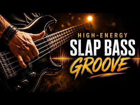 ハイエナジーなスラップベースグルーヴ 🎸 Funk Instrumental Music for Work, Driving & Focus | SLAP BASS GROOVE