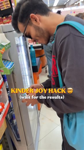 akshat !!🥵 on Instagram: "kinder joy hack to impress your crush this valentines 😋 [kinder joy, kinder joy dc edition, toy guaranteed, impress your crush, kinder joy hack] #kinderjoy #hacks #guaranteed #viralreeĺs #explorepage"