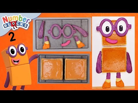 Halloween Numberblock Two Pumpkin Pie | Learn to Count | ‪@Numberblocks‬