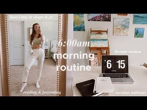6:00AM LONDON MORNING ROUTINE 2022: my healthy & productive habits