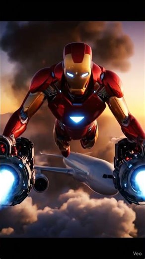 IRON MAN Stops a Falling Plane Over Los Angeles ✈️🔥 Insane Hero Moment! #usa