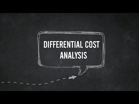 Differential Cost Analysis