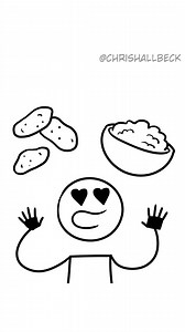 Mashed potatoes. #funny #mashedpotatoes #comfortfood | Chris Hallbeck