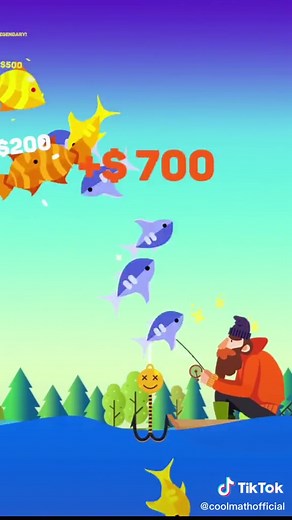 Cool Math Tiny Fishing Game with Little Fish | Minecraft Math Game