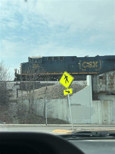 Pictures of Csx on a bridge