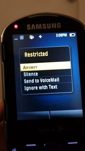 Samsung Restore incoming call + Call disconnected tone