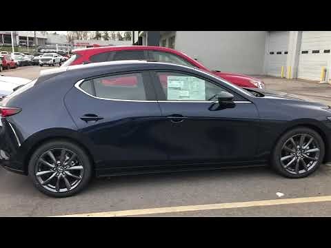 2019 Mazda 3 hatchback deep crystal blue