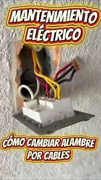 How to replace wire with cable and add a ground wire #electricity #electricity