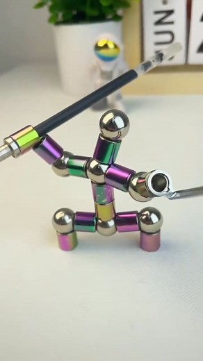 5.6K views · 578 reactions | 鱗 This magnetic Toy pen lets you write, build, spin, and play, offering endless ways to relieve stress and boost concentration.Perfect for work, school, or anytime you need a little mental reset. ✅ Magnetic modular pieces — create shapes & structures ✅ Smooth writing, fun fidgeting ✅ Helps focus & relieves stress ✅ Pocket-friendly and great for desks or bags ✅ Ideal gift for students, creatives & office workers | Echomallyy | Facebook