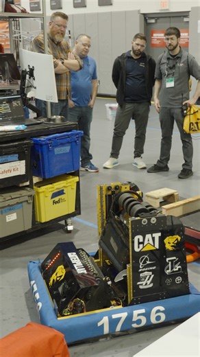 50K views · 424 reactions | In honor of National #STEMSTEAMDay, see how partnering with FIRST Robotics is helping us shape the next generation of doers. | Caterpillar | Facebook