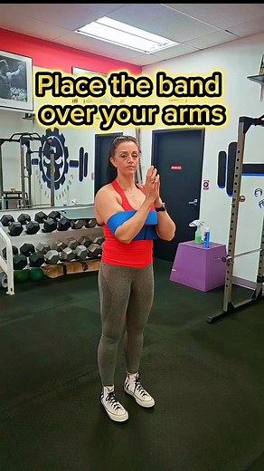 How to Do Mini-Band Push-Ups (Narrow Grip for Maximum Triceps Recruitment) Place a mini band around your arms just above the elbows. Set up in a full plank with your hands close together—just inside shoulder-width. Keep your elbows tucked tight to your ribs as you lower your chest toward the floor. The band will try to pull your elbows inward, so maintain control by keeping them aligned and pressed lightly outward against the band. Press back up hard through your triceps. Stay in a full plank as