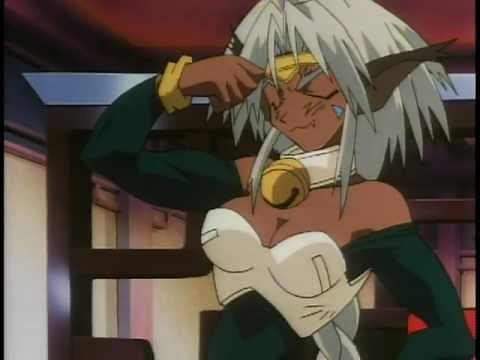 Aisha biceps flex - Outlaw Star anime